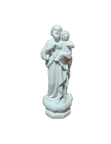 Image of Saint Joseph with Child made in reconstituted stone