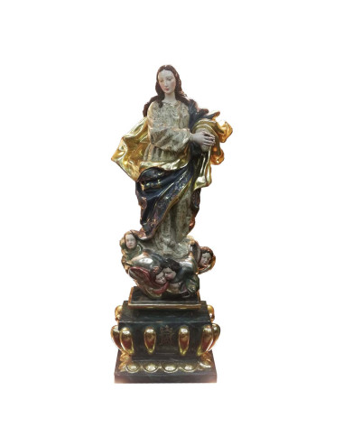 Image of the Inmaculate Conception Virgin made in wood carving
