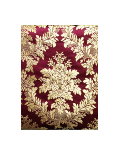 Brocade fabric with floral motifs
