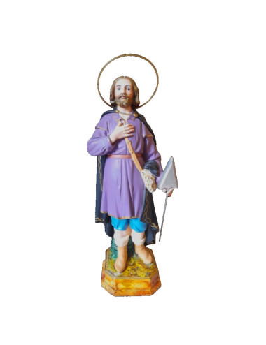 Image of Saint Isidro made in wood pulp