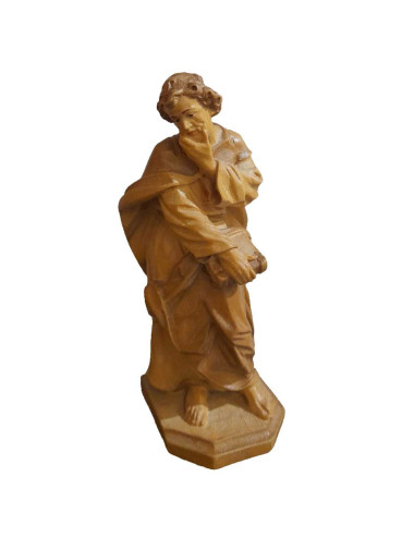 Image of Saint John made in wood carving