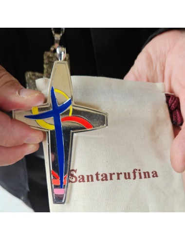 Custom pectoral cross made in brass or sterling silver