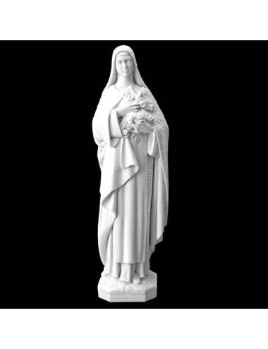 Image of Saint Theresa made in reconstituted stone