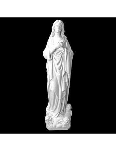 Image of Virgin Inmaculate made in reconstituted stone