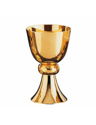 Cáliz estilo moderno metal dorado
