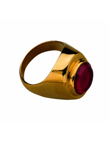 Bishop's Ring with reconstituted amethyst