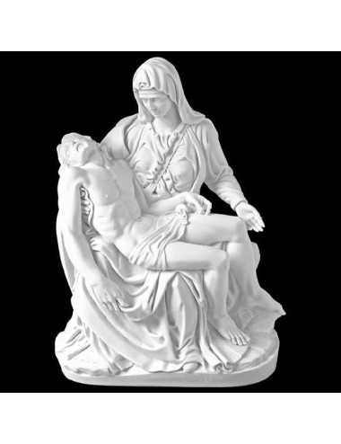 Imagen de La Piedad realizada en piedra reconstituida