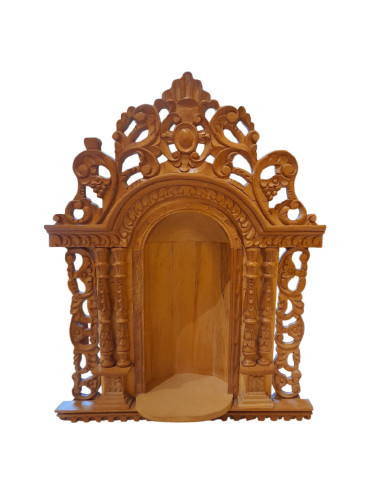Niche (urn) made in natural wood