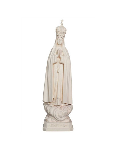 Image of Virgin of Fatima made in wood carving