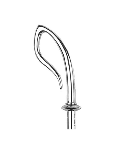 Bishop's Crozier of simple lines made in silver plated brass