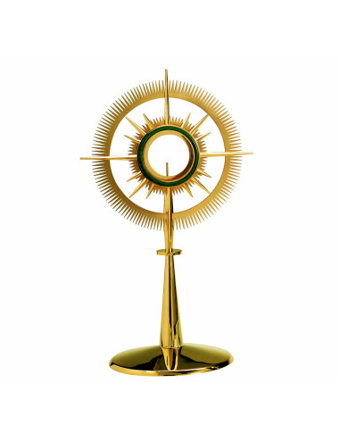 Modern Monstrance with fire enamel
