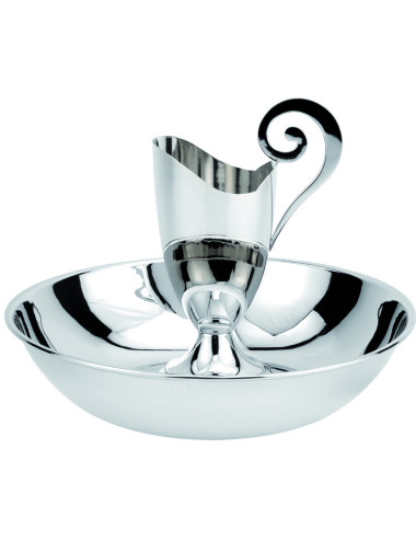 Lavabo set with spiral handle
