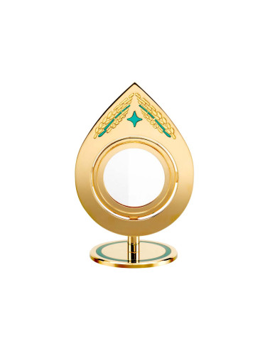 Modern Ostensoria cross and spikes