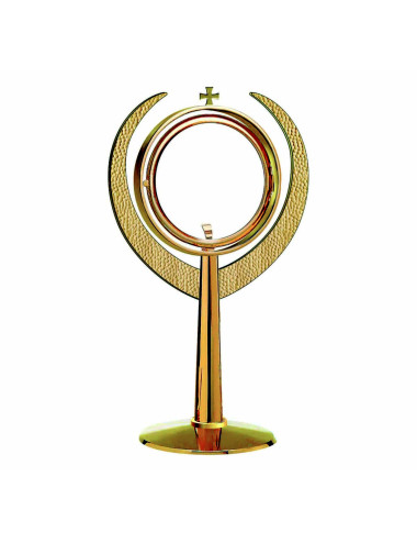 Modern Monstrance large Hosts hammering