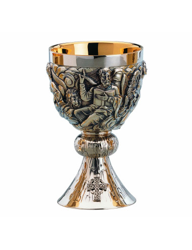Chalice and bowl Paten Evangelists