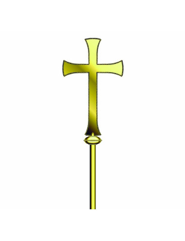 Classic style Processional Cross without Corpus