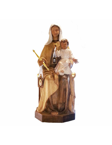 Virgen del Carmen entronizada