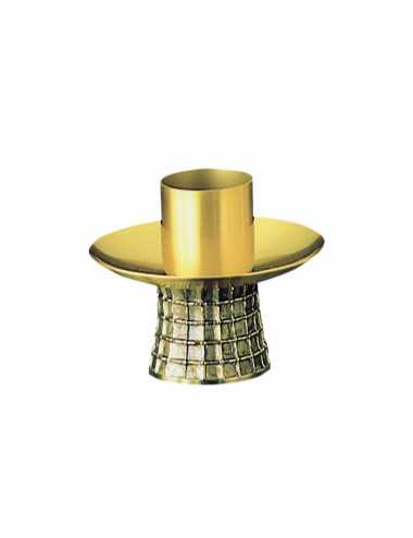 Modern style Altar Candlestick made in brass decorated with net