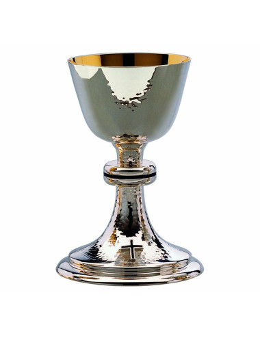Classic Chalice hand hammering and enamel