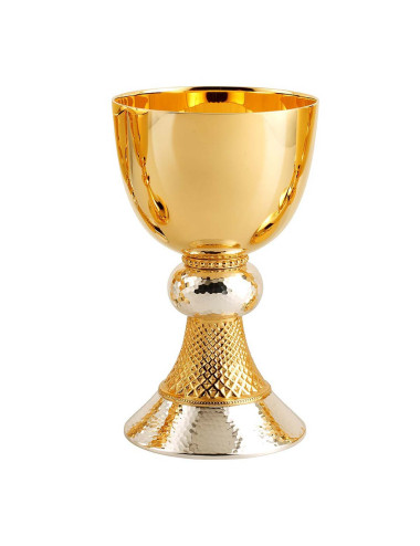 Classic Chalice and Paten hand chiselled