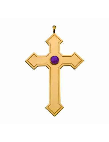 Pectoral Cross with amethyst