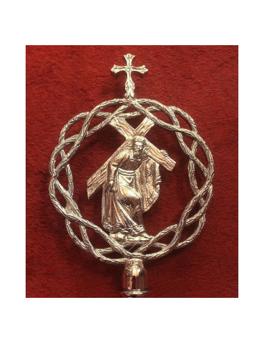 Scepter silver plated brass Nazarene