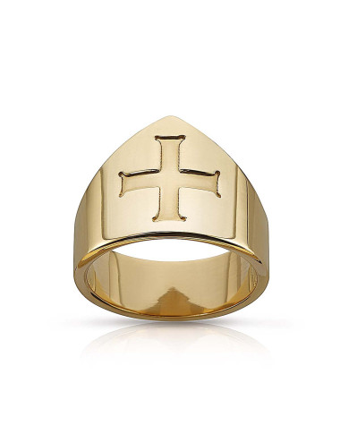 Anillo de Obispo plata Cruz