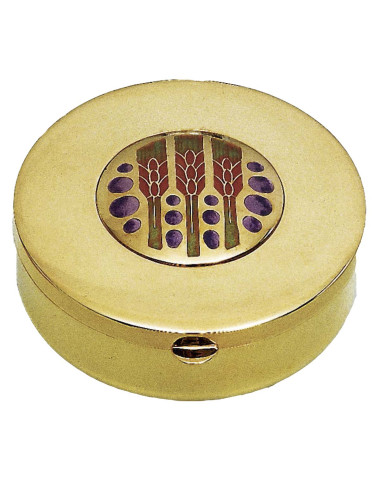 Host Box with spikes motif made in fire enamel