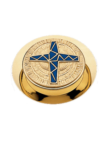 Hosts box with paten cross motif