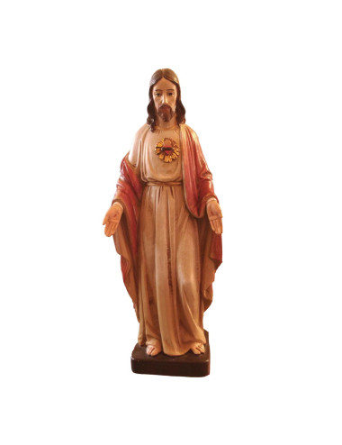 Sagrado Corazón de Jesús de resina