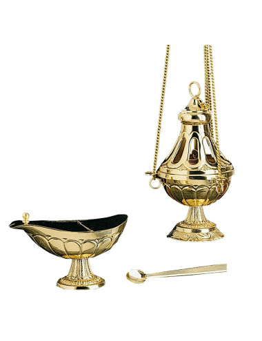 Censer & boat baroque style