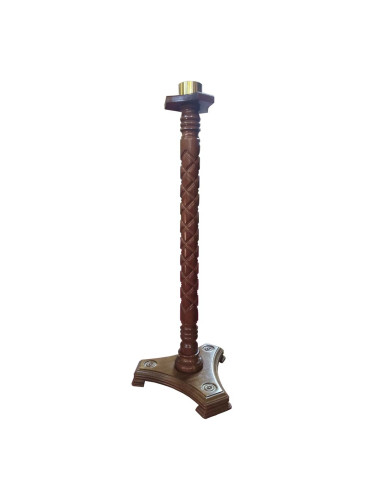 Candlestick made in wood