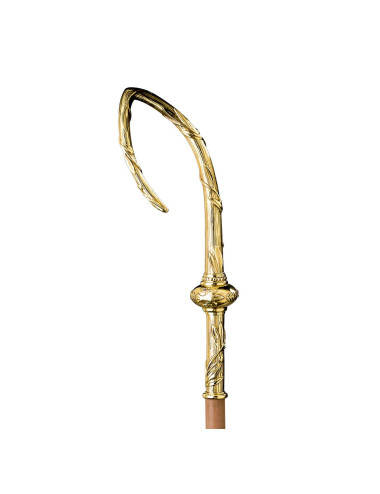 Bishop's Crozier brass olive branches and dove