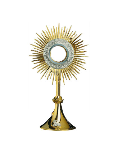 Classic Monstrance with Lamb motif