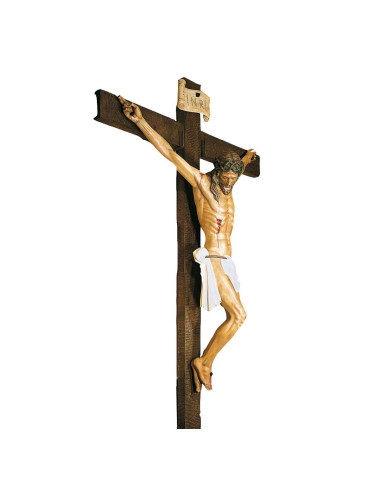 Cristo Crucificado en madera de abedul