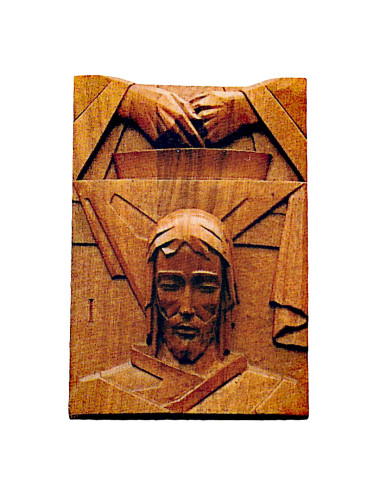 Stations of the Cross made in wood carving