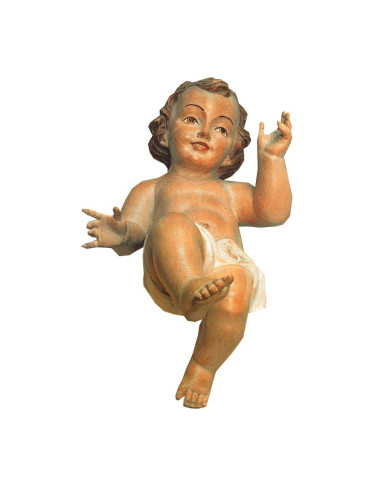 Niño Jesús tumbado madera abedul