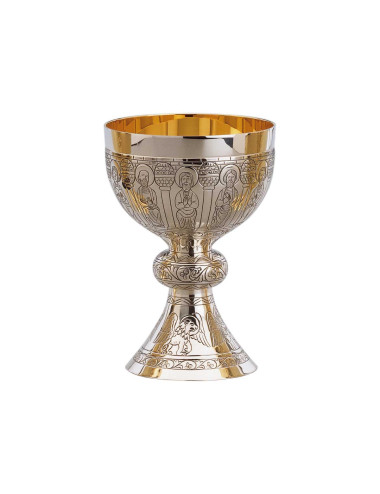 Chalice and bowl Paten Apostles and Evangelists