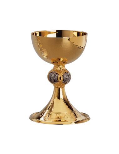 Chalice and bowl Paten Evangelists symbols