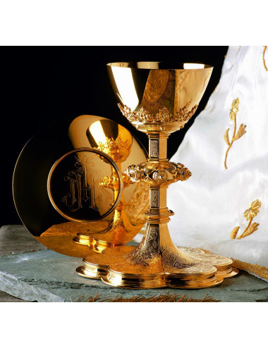 Gothic Chalice and Paten engravings