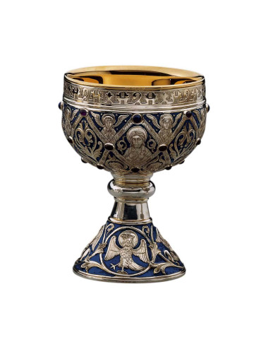 Romanesque Chalice and Paten Apostles and their symbols