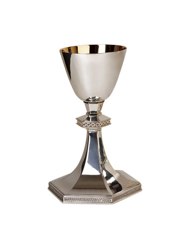 Chalice Gothic style with dish Paten