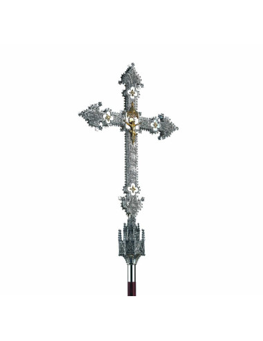 Gothic Processional Crucifix