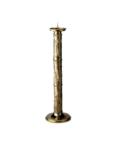 Classic style Candlestick Paschal with scenes