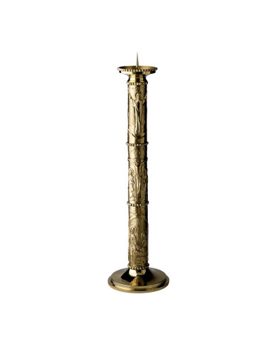 Candelero Pascual clásico con escenas