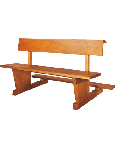 Bench made in pine wood