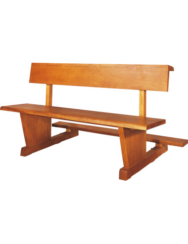 Banco realizado en madera de pino