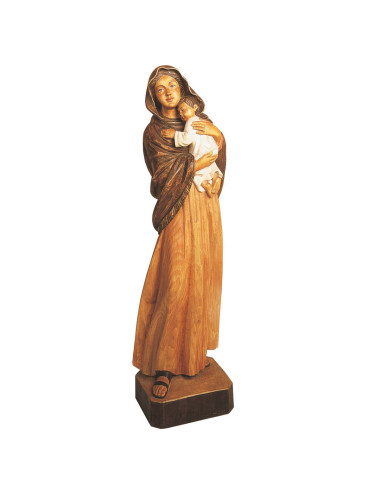 Madonna with Child (Ferrucci) wood carving