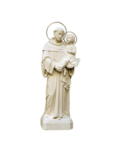 Saint Anthony withof Padua made in stone