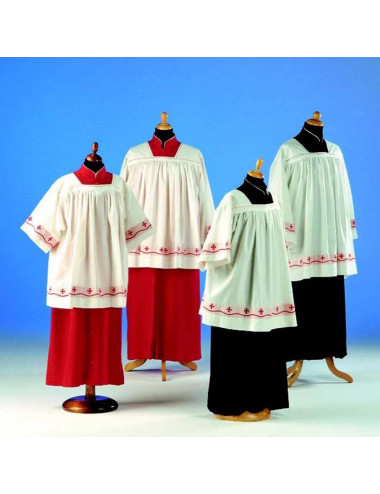 Roquete y sotana para monaguillo